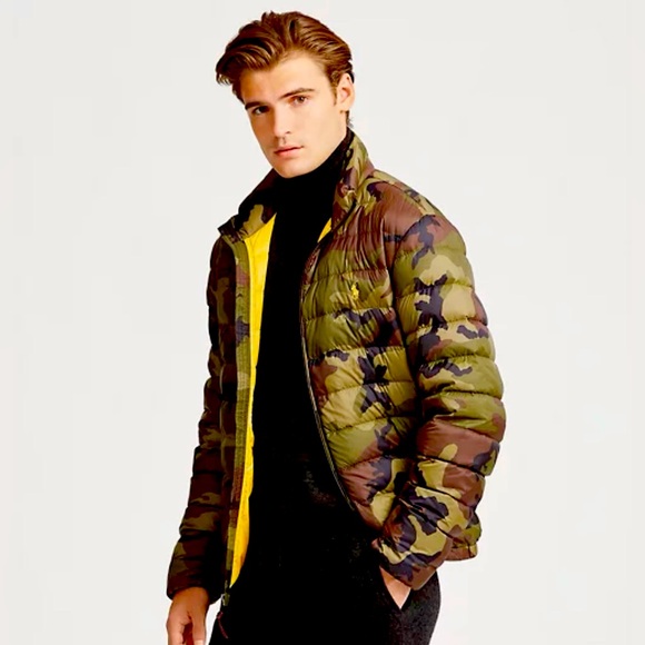 Ralph Lauren Super awesome camo packed down jacket! Very Lite-weight Host Pick! - Picture 2 of 3